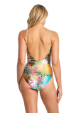 Azura Swim Papaya Multi Fit Swimsuit