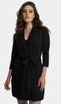 Fleur't Iconic Robe in Black