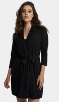 Fleur't Iconic Robe in Black