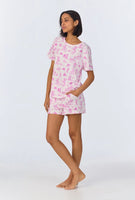 BedHead Cowgirl Toile S/Slv T-Shirt Shorty Set