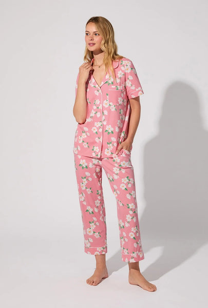 BedHead Pink Magnolia S/Slv Crop Set
