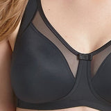 Anita Clara Art Wirefree Seamless Comfort Bra in Black - Lily Pad Lingerie