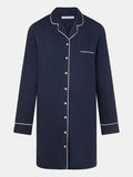 Chantelle Delilah Nightshirt in Navy - Lily Pad Lingerie