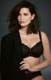 Anita (Rosa Faia) Bobette U/Wire Full Cup Bra in Crystal & Black - Lily Pad Lingerie