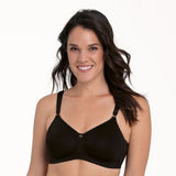 Anita Claire Wirefree Spacer Bra in Rosewater & Black