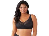Wacoal Wirefree Bra - Elevated Allure in Rose Dust & Black