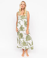 Fable & Eve Chiswick L/Slv Floral Long Nightdress