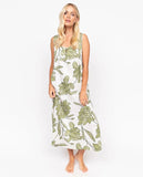 Fable & Eve Chiswick L/Slv Floral Long Nightdress