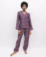 Fable & Eve Southbank Geo Print Pajama Set