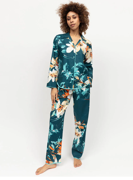 Cyberjammies Goldie Floral Print Pajama Set