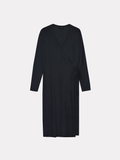 Nanso Hento Wrap Dressing Gown in Black