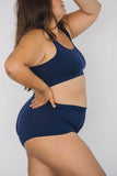 Huha Mineral Undies - Brief in Navy - Lily Pad Lingerie