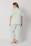 BedHead Limoncello Stripe S/Slv Crop PJ Set