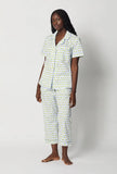 BedHead Limoncello Stripe S/Slv Crop PJ Set