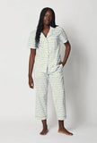 BedHead Limoncello Stripe S/Slv Crop PJ Set