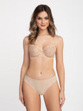 Corin Meryl Balcony Bra in Beige/Pink