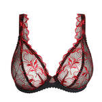 PrimaDonna Springdale Plunge Bra in Black Rose