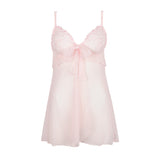 Mario Jo Noova Babydoll in Gardenia Rose - Lily Pad Lingerie