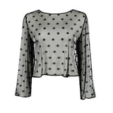 Mario Jo Avero Daisy Top in Black - Lily Pad Lingerie