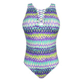 Prima Donna Swim - Holiday Top Drawstring Swimsuit in Mezcalita Blue