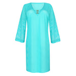 Prima Donna Swim - Holiday Caftan in Mezcalita Blue