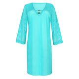 Prima Donna Swim - Holiday Caftan in Mezcalita Blue