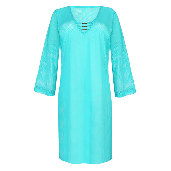 Prima Donna Swim - Holiday Caftan in Mezcalita Blue