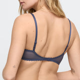 Marie Jo Jane Padded Balcony Bra in Blue Shadow