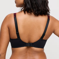 PrimaDonna Springdale Plunge Bra in Black Rose