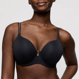PrimaDonna Twist Twist Side Padded Heartshape Bra in Rose & Charcoal