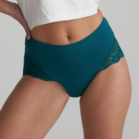 Marie Jo Color Studio Shapewear High Briefs in Jasper Green