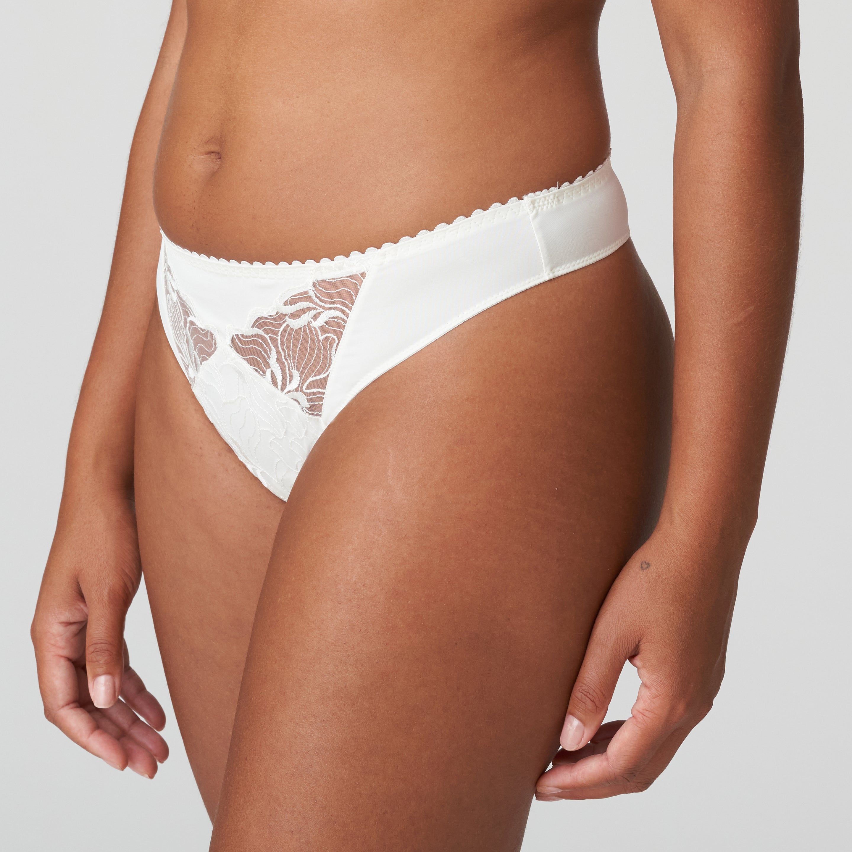 Lingerie, Lily Embroidery Bridal Thong