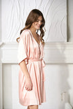 By Catalfo Luxe Robe in Blush - Lily Pad Lingerie