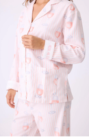 PJ Salvage Flannel Rose All Day PJ Set