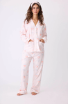 PJ Salvage Flannel Rose All Day PJ Set