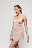 Mario Jo Noova Babydoll in Gardenia Rose - Lily Pad Lingerie