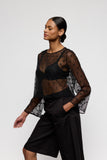 Mario Jo Avero Daisy Top in Black - Lily Pad Lingerie