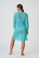 Prima Donna Swim - Holiday Caftan in Mezcalita Blue