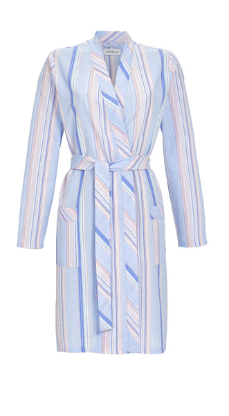 Ringella Seersucker Wrap Robe