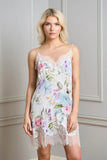 By Catalfo Serene Slip Dress in Floral