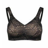 Susa Sevilla Wirefree Bra in Blk & Ivory - Lily Pad Lingerie