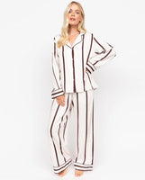 Fable & Eve Battersea L/Slv Stripe Pajama Set