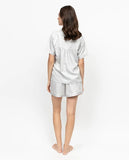 Fable & Eve Victoria Silver Grey Shorty Set - Lily Pad Lingerie