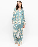 Fable & Eve Somerset Floral Print Wide Leg Pajama Set - Lily Pad Lingerie