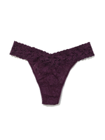 Hanky Panky Signature Lace Original Rise Thong Stone Fruit Purple