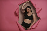 Anita Essential Smart Padded Bralette in Smart Rose & Black - Lily Pad Lingerie