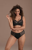 Anita Orely Support Wirefree Bra in Black - Lily Pad Lingerie