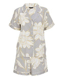 Fable & Eve Victoria Floral Print Shorty Set - Lily Pad Lingerie
