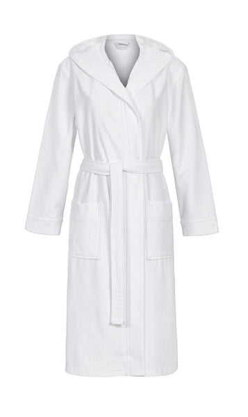 Ringella 100% Terry Cloth Cotton Waffle Spa Robe in White