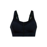 Anita Easy Move Zip Sports Bra in Candy Pink & Carbon Grey - Lily Pad Lingerie